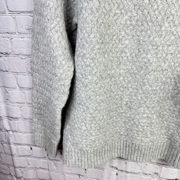 Fat Face Light Gray Knit Sweater Size L  J - Picture 3 of 11